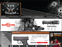 Tablet Screenshot of lordofwarfirearms.com